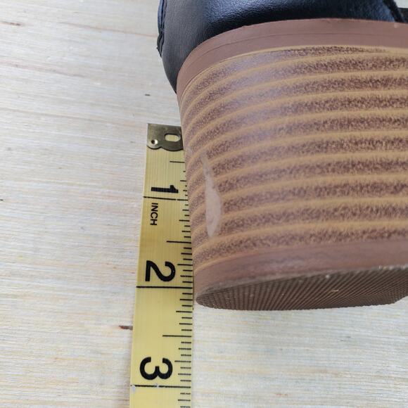 SUN + STONE | Quinn Strappy | Black | Block Heel Sandals | Size 8.5 - Picture 5 of 10